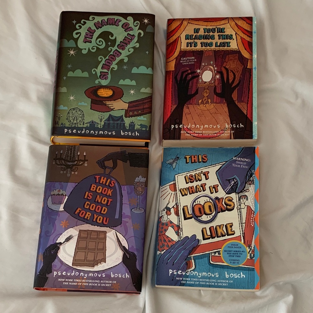 Pseudonymous Bosch Book Series Set- Kids Mystery